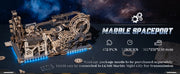 Robotime ROKR Marble Spaceport Electric Model Kit – 3D Wooden Puzzle