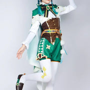 Genshin Impact Venti Cosplay Costume Wig Dress