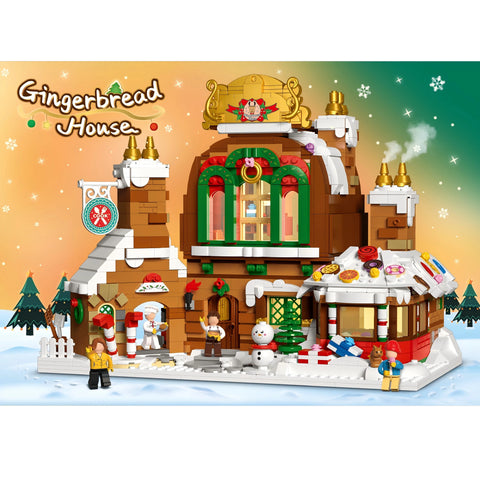 1481PCS Christmas House Building Blocks Set, Children&
