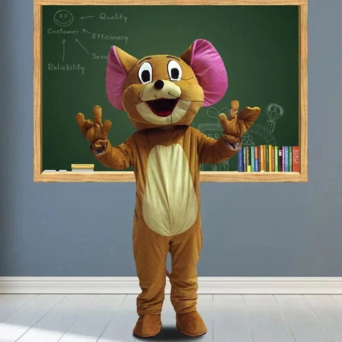 Tom & Jerry Mascot Costume Set – Cartoon Cosplay for Advertising, Parties, Carnival & Halloween Events