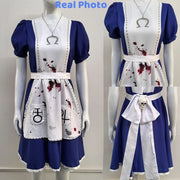 Alice Princess Cosplay Dress – Maid Apron Costume from Madness Returns for Women & Girls Halloween or Party Wear