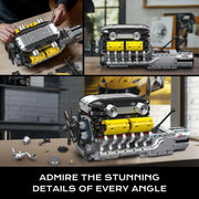 Engine Building Blocks Model Series Technical STEM Toys Moc Tank V8 Engine Supercar W16 Bricks Assembly Toy Set Kids Adults Gift