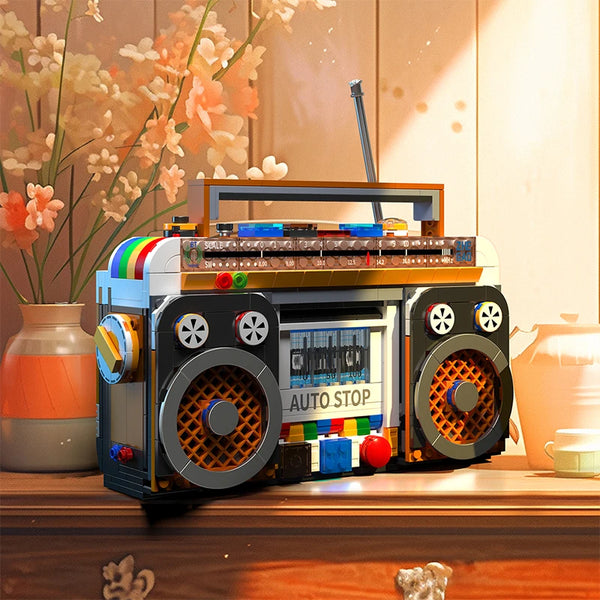 554 pieces Retro Radio Model Building Blocks Assembly Bricks