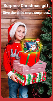 207pcs DIY Santa Claus Photo Frame Building Blocks Set, Holiday Gift, Christmas Decorations