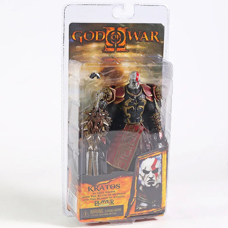 NECA God of War 2 II Kratos In Ares Armor W Blades PVC Action Figure Toy
