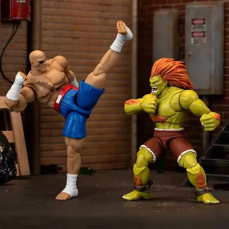 Jada Toys Street Fighter Blanka Sagat Vega Wave 4 Action Figure Collectible Model Statue