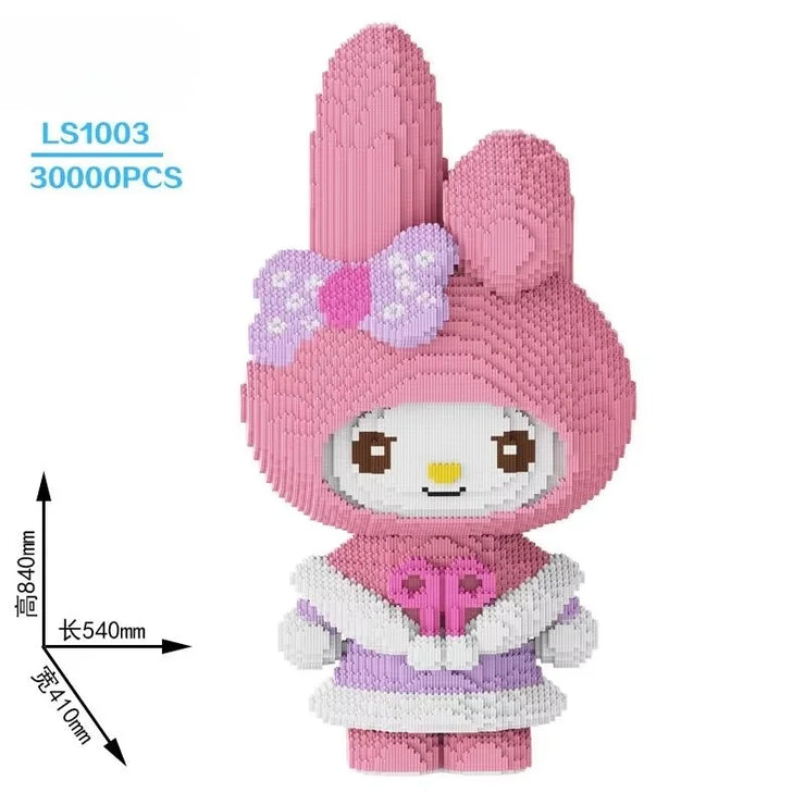 Anime Kawaii Zootopia Children Educational 100cm Tall Three-dimensional Building Blocks Toys
