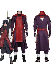 Anime Akatsuki Uchiha Madara Cosplay Costume Man Armor Lining Pants Suit Halloween Costume Party Costume