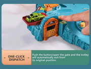 Dinosaur Adventure Electric Track Set – Interactive Racing Puzzle Toy with Mountain and Train for Kids