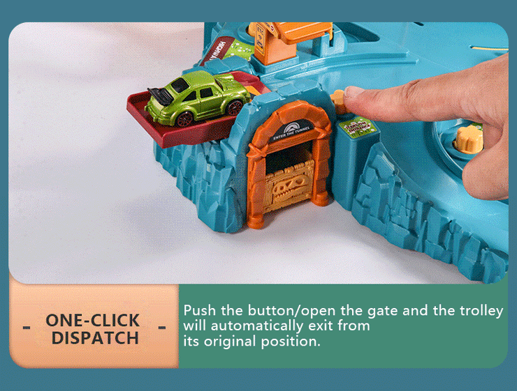 Dinosaur Adventure Electric Track Set – Interactive Racing Puzzle Toy with Mountain and Train for Kids