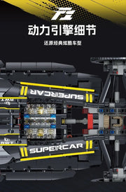 JKC7205 Stock Pattern F1 Racing Sports Car Building Block Brick Set 1650pcs
