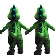 Green, Blue & Red Dinosaur Mascot Costume – Walking Character Outfit with Headgear for Adult Performances & Events