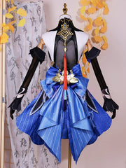Twilight Blossom Ganyu Cosplay Costume Genshin Impact Adult Uniform Wig Anime Halloween Costumes Women Game Character Outfit