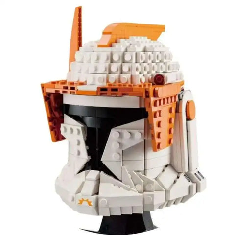 Star Wars Fighter Pilot Helmet Building Blocks Desk Decoration AT Jangos Kylos Fetts Rens C-3PO