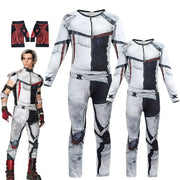 Descendants 3 Carlos Gil Cosplay Costume – Polyester 3D Printed Jumpsuit with Wig for Adults and Kids, Ideal for Halloween Events