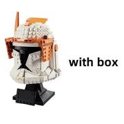 Star Wars Model Figure Stormtrooper Vader Tie Fighter Pilot Helmet Series  Building Blocks Brick Set