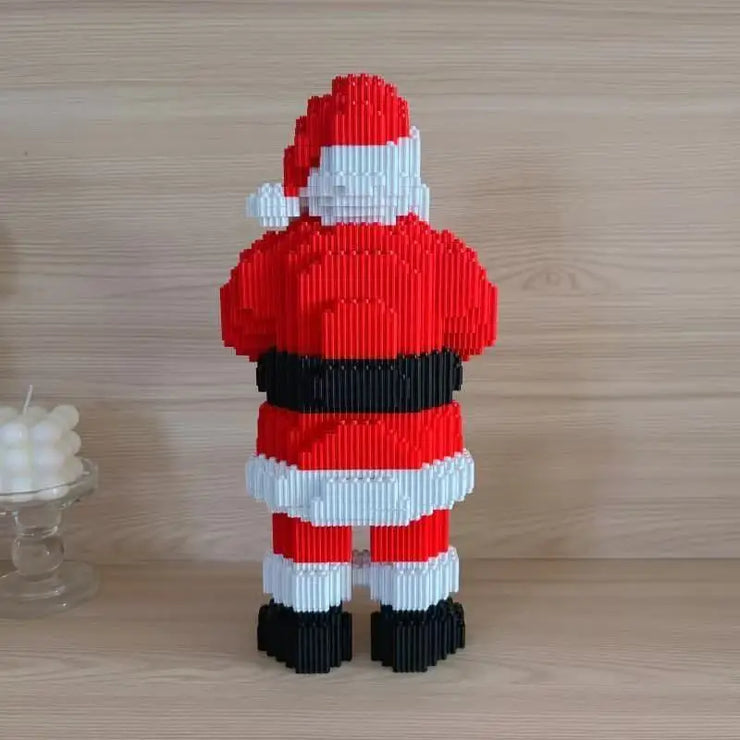 Santa Claus Elk Christmas Tree Building Blocks Toy Set Small Particle Bricks Building Blocks Toys Kids Christmas Gift
