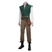 Lettuce Prince, Flynn Ryder Cosplay Costume, Halloween Party Costume Cosplay Western Cowboy Stage Cosplay Costume Comic-Con
