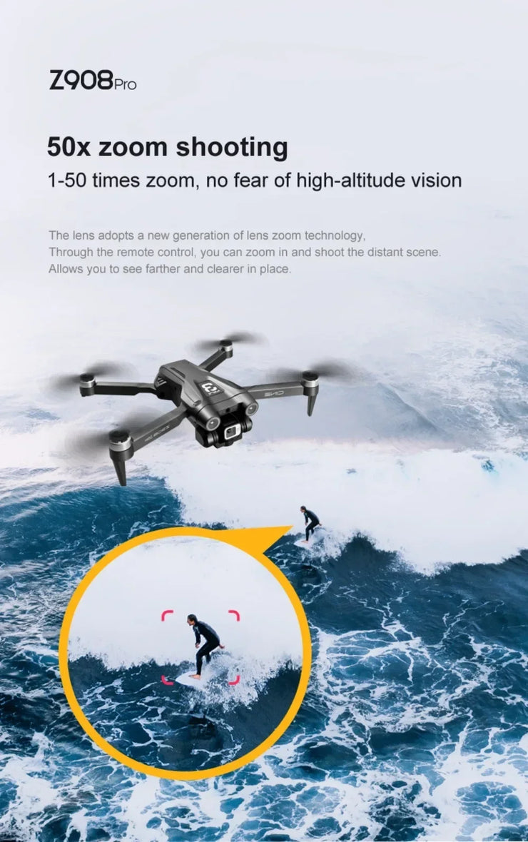 Xiaomi Mijia Z908 Pro max Drone 8K Professional HD Dual Camera Brushless Motor WIFI FPV RC  Folding Quadcopter Helicopter toy