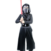 Deluxe  Kylo Ren Classic Cosplay Clothing Kids 4-10years Halloween Movie Costume 4PCS set