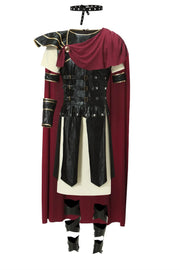 Medieval Roman Royal Knight Warrior Cosplay Halloween Costume For Men Adult Carnival Gladiators Soldier Cloak