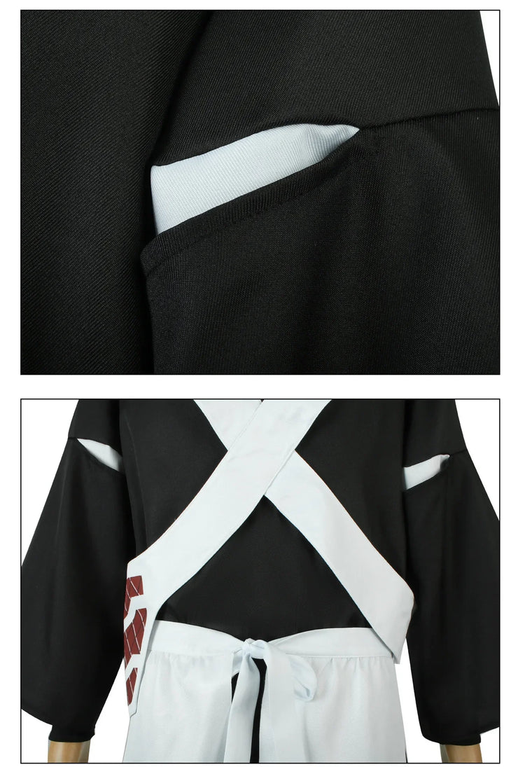 Bleach Thousand-Year Blood War Kurosaki Ichigo Cosplay Costume Wig Shinigami Attire Pauldron Outfit For MenHalloween New Party