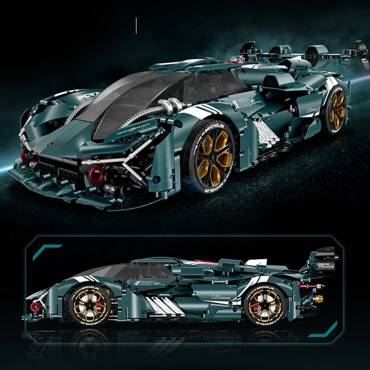 MOC 10611 Super Car Model Building Blocks Modified Vehicle 3466 Pcs