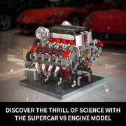 Engine Building Blocks Model Series Technical STEM Toys Moc Tank V8 Engine Supercar W16 Bricks Assembly Toy Set Kids Adults Gift