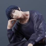 Anime JJK Gojo Satoru & Fushiguro Toji Sitting Pose Figures – Action Models for Desk Decoration, Car Accessories, and Collectible Gifts