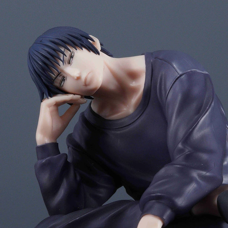 Anime JJK Gojo Satoru & Fushiguro Toji Sitting Pose Figures – Action Models for Desk Decoration, Car Accessories, and Collectible Gifts