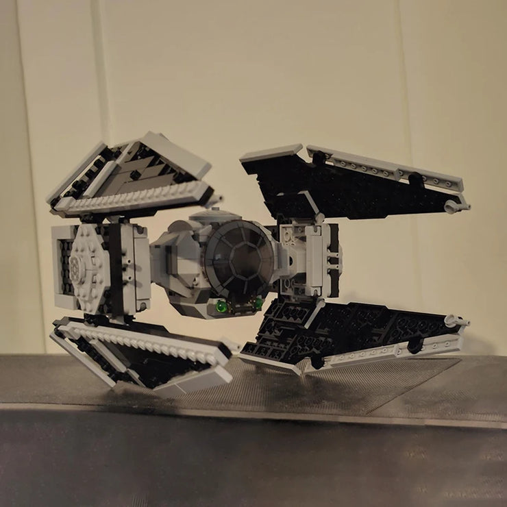 TIE Interceptors Defender 418 pieces  MOC Building Blocks Imperial Fleet Emperor Royal Guard Fighters DIY Brick Space Collection Toys