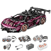 MOC Technical Modified SVJ Sports Car Building Bricks 3950 Pcs