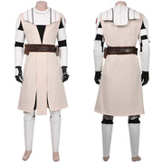 Obi-Wan Cosplay Costume – Movie Role Play Uniform for Adult Men, Ideal for Space Battle Fantasy and Party Events