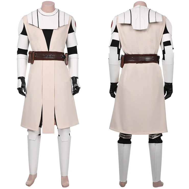 Obi-Wan Cosplay Costume – Movie Role Play Uniform for Adult Men, Ideal for Space Battle Fantasy and Party Events