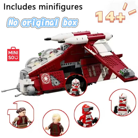 1083Pcs Coruscant Guard Gunship Model Creative 75354