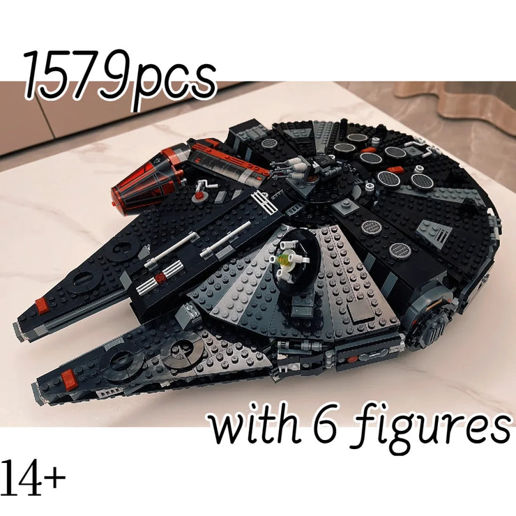 Good Falcon 1579 pieces 75389 Millennium Dark Spaceship