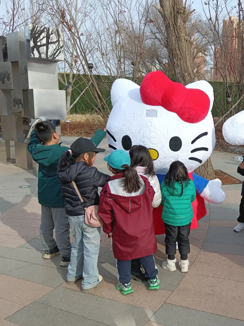 Giant Kuromi & My Melody Mascot Costume – Inflatable Hello Kitty Character Cosplay for Advertising, Carnival & Events