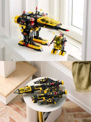 Blacktron Renegade 1151 pieces Building Blocks DIY Assembly Model Children Creative Toys