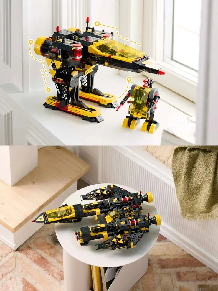 Blacktron Renegade 1151 pieces Building Blocks DIY Assembly Model Children Creative Toys