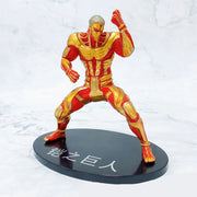 28cm Attack on Titans Levi Ackerman Action Anime Figura Kawai Eren Jaege Mikasa Ackerman The Armored Titan Figure