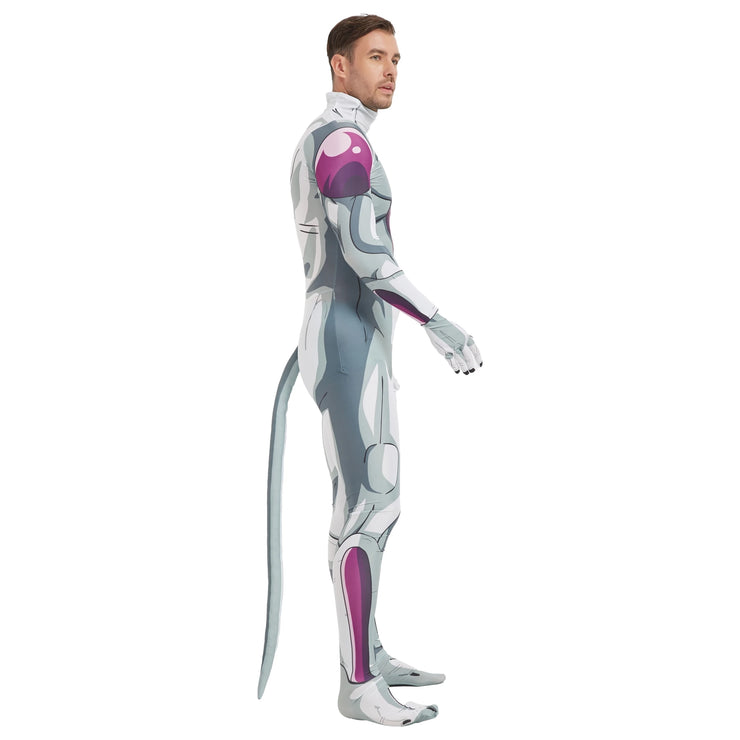 Dragon Ball Frieza Cosplay Spandex Zentai Jumpsuit Outfit