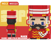 32cm Guardian Model Building Blocks Royal Soldier Figure Block Toy for Boys & Girls Birthday Gift Living Room Decor Assembly Kit