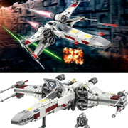 Space Program X-Wing Fighter Building Set – Starship Model Compatible with 75301