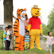 Pooh Bear Mascot Costume – Cartoon Character Cosplay for Advertising, Carnival & Party Events