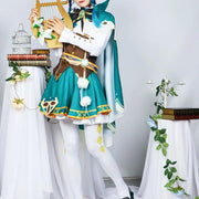 Genshin Impact Venti Cosplay Costume Wig Dress