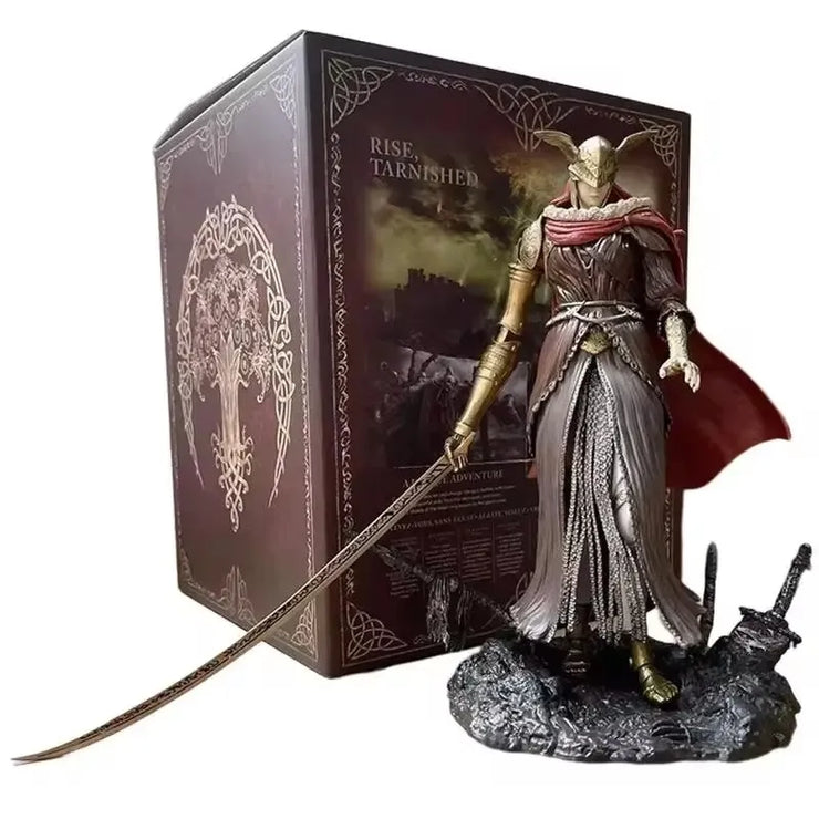 24cm ELDEN RING Figure Malenia Blade Of Miquella Anime Figure Valkyrie Figurine Model Pvc Statue Doll Collection Decoration Toys