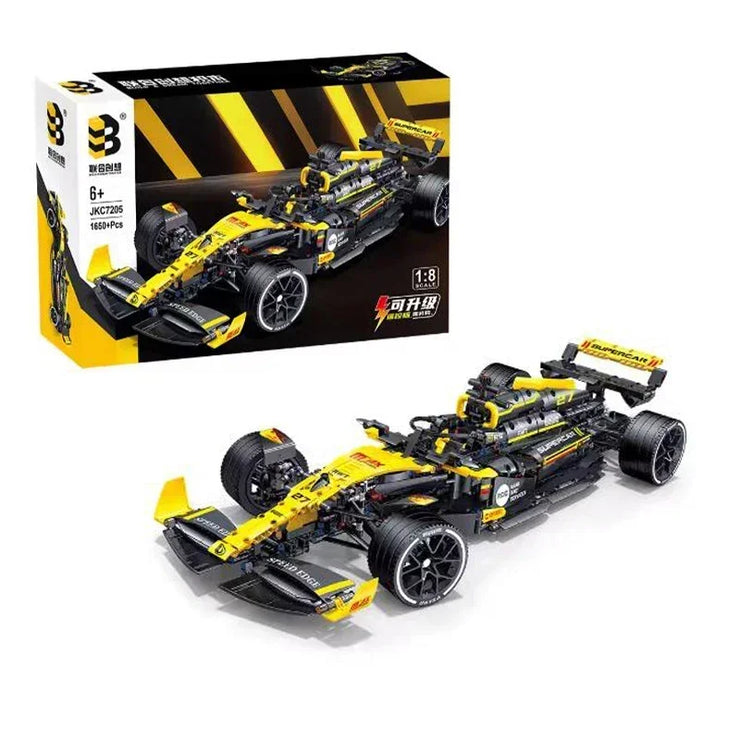 JKC7205 Stock Pattern F1 Racing Sports Car Building Block Brick Set 1650pcs