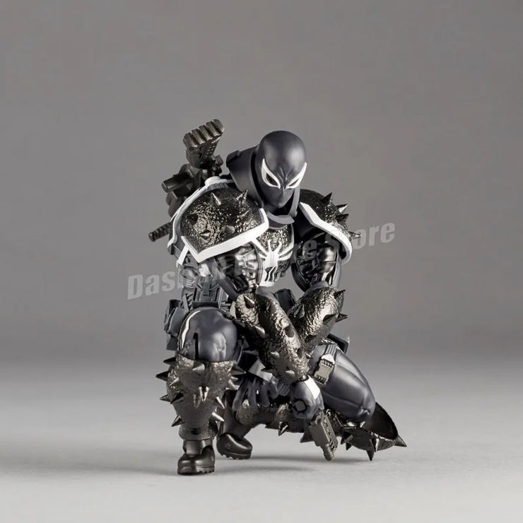Amazing Yamaguchi Revoltech Agent Venom Action Figure – Superhero Eugene Thompson Model Toy, Perfect Gift Collection