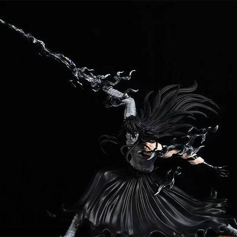 24cm Bleach Kurosaki Ichigo Action Figure Saigo No Getsuga Tenshou Model Toys Collection Doll Shinigami Mugetsu Ichigo Statue