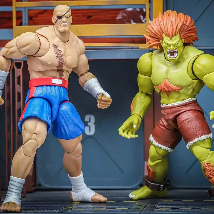 Jada Toys Street Fighter Blanka Sagat Vega Wave 4 Action Figure Collectible Model Statue